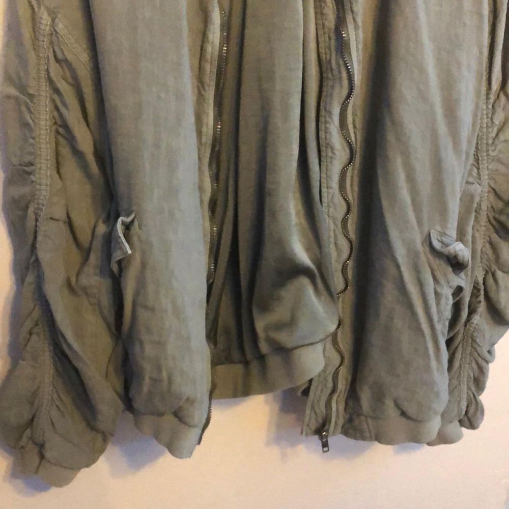 Shaggy green jacket